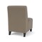 Lesro Siena Lounge Reception Armless Guest Chair, Black, MD Farro Upholstery SN1102 - alternate 3